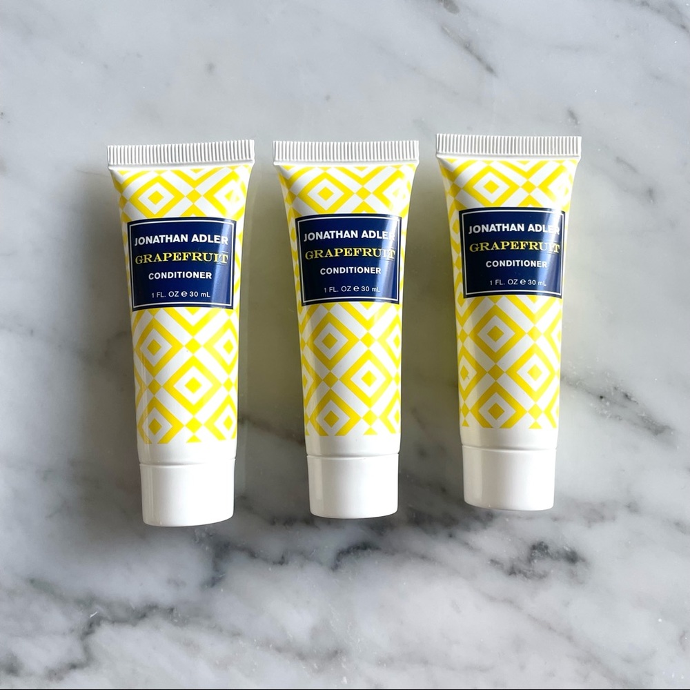 JONATHAN ADLER grapefruit conditioner - travel size - 3 tubes